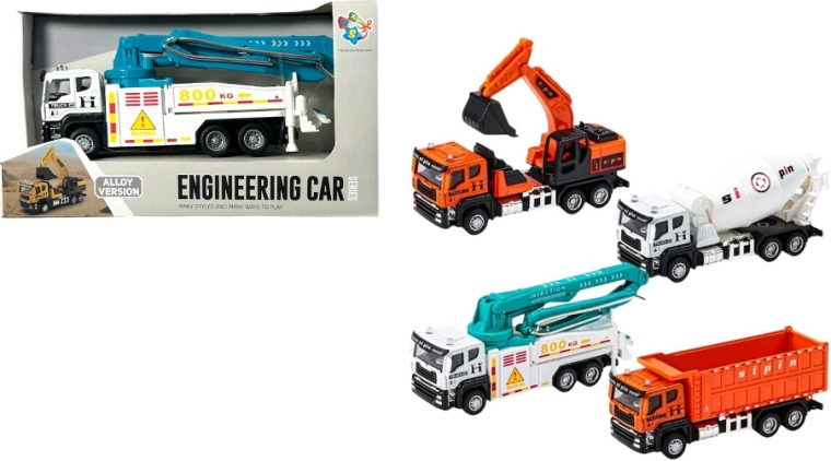 Veicolo da cantiere metallo-plastica (mix di varianti) - 1 pezzo
