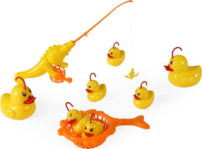 Gioco da pesca per bambini con anatre