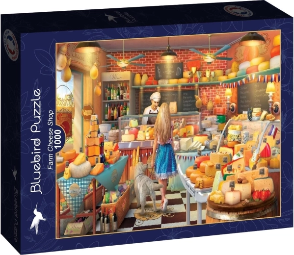Puzzle Bluebird Bottega di formaggi fatti in casa 1000 pezzi