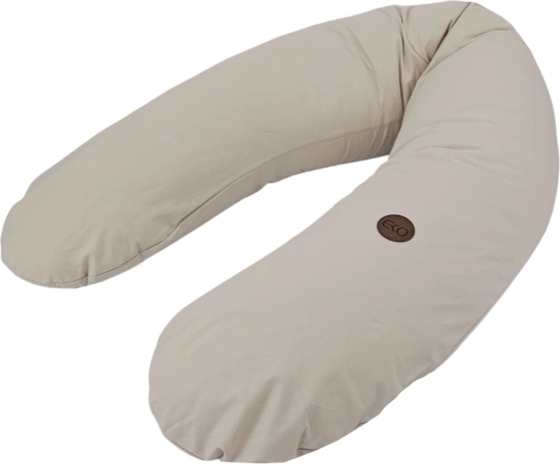 Cuscino da allattamento EKO in cotone 180 cm – Beige chiaro