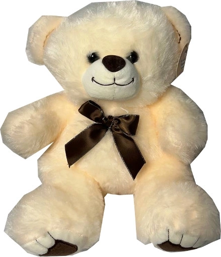Orsetto di peluche color crema 28 cm