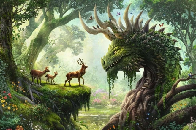 Puzzle Drago della Foresta Ravensburger 3000 Pezzi