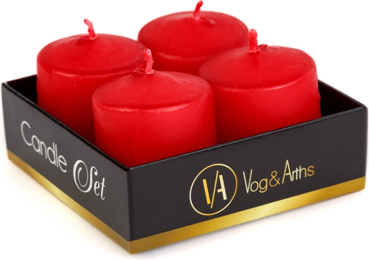 Set di quattro candele