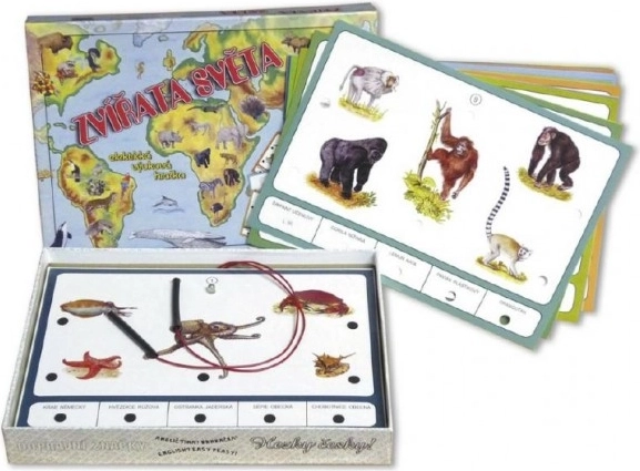 Animali del mondo gioco didattico