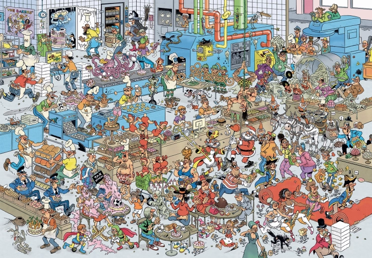 Puzzle JUMBO Jan van Haasteren – Panetteria, 2000 pezzi