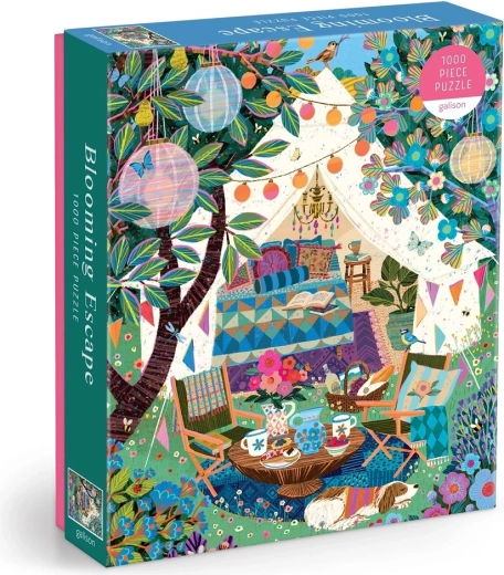 Puzzle Galison Fuga fiorita 1000 pezzi – illustrazione di Victoria Ball