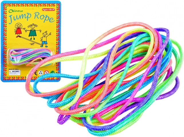 Elastico da salto neon colorato per bambini 460 cm - 1 pezzo