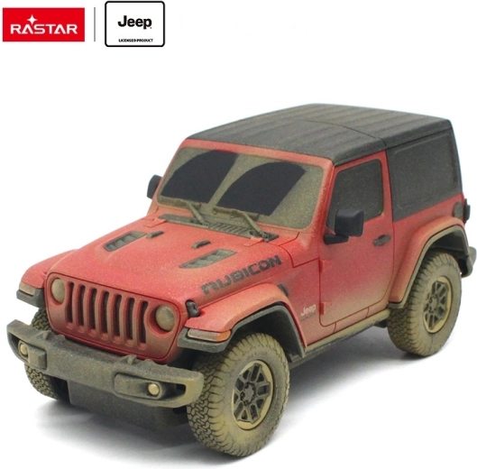 Jeep Wrangler Rubicon radiocomandata 1:24 Rastar (versione Muddy) - 1 pezzo