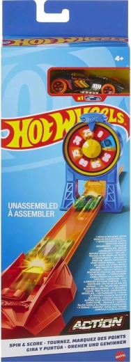 Hot Wheels Spin and Score Stunt Set – pista acrobatica con disco rotante