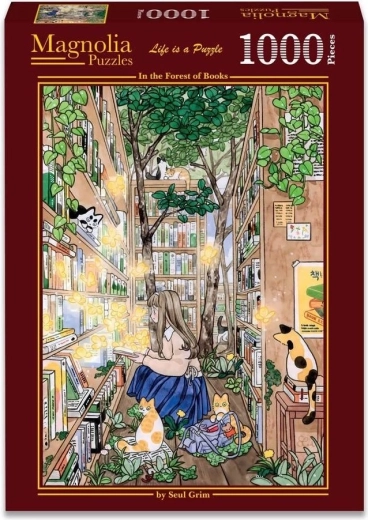 Puzzle Magnolia Nella foresta dei libri 1000 pezzi