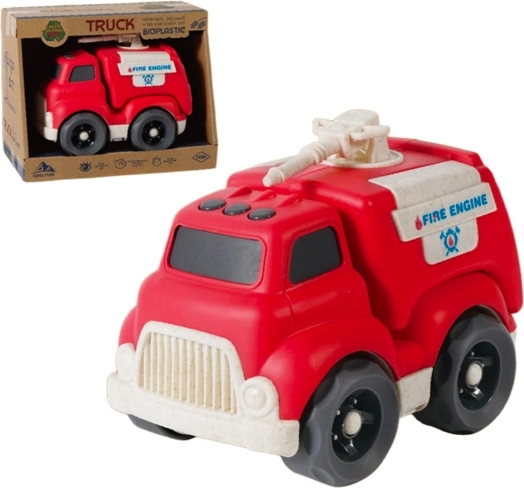 Camion dei pompieri in bioplastica 18 cm
