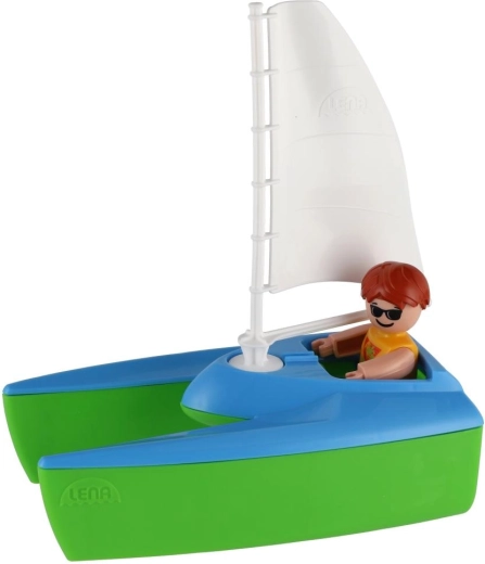 Due barche con figurine