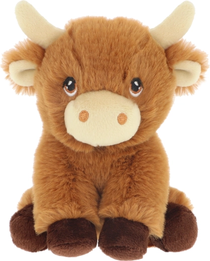 Mucca di peluche mini da collezione Keeleco 12 cm