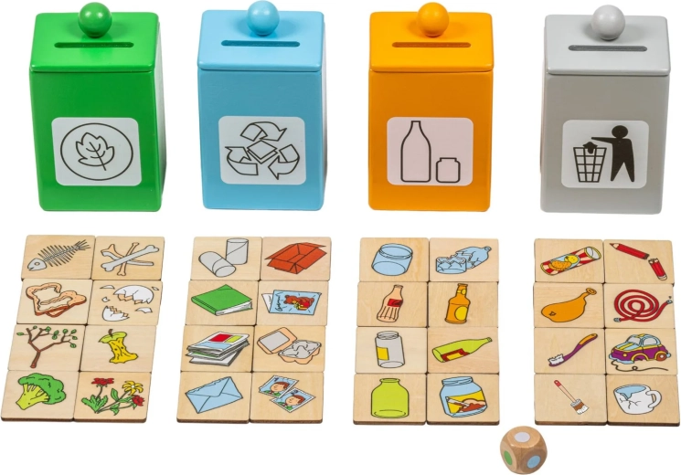 Carte illustrate e dado per più varianti di gioco