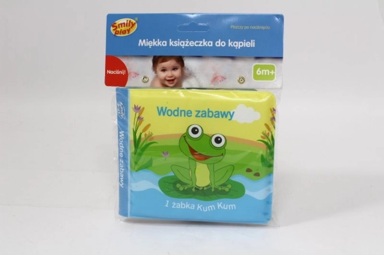 SmilyPlay morbido libretto da bagno con animaletti che squittisce