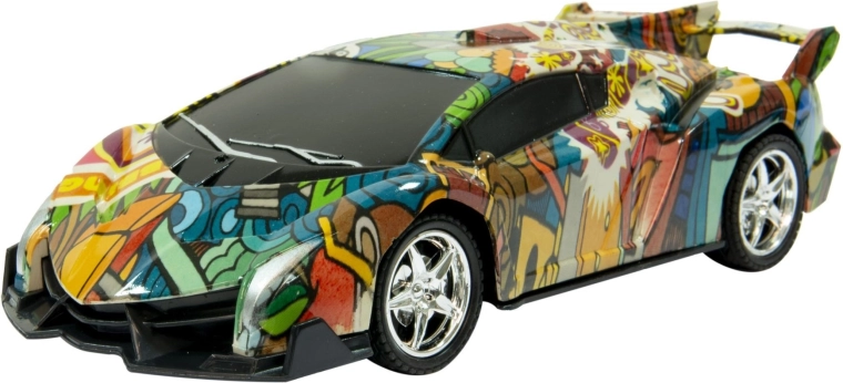 Auto sportiva radiocomandata graffiti - 1 pezzo