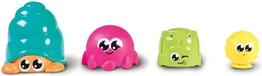 4 colorati animaletti marini per giocare ogni giorno