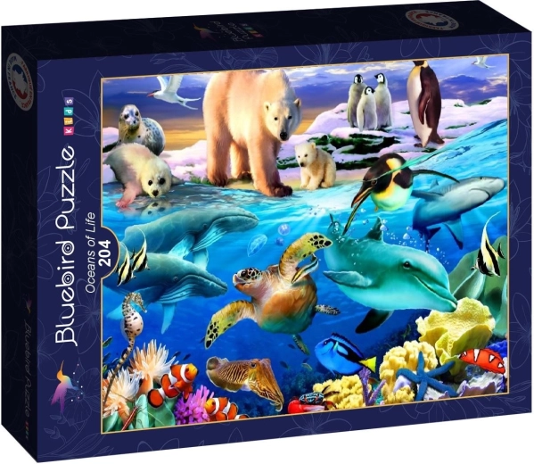 Puzzle Bluebird Oceani della vita 204 pezzi