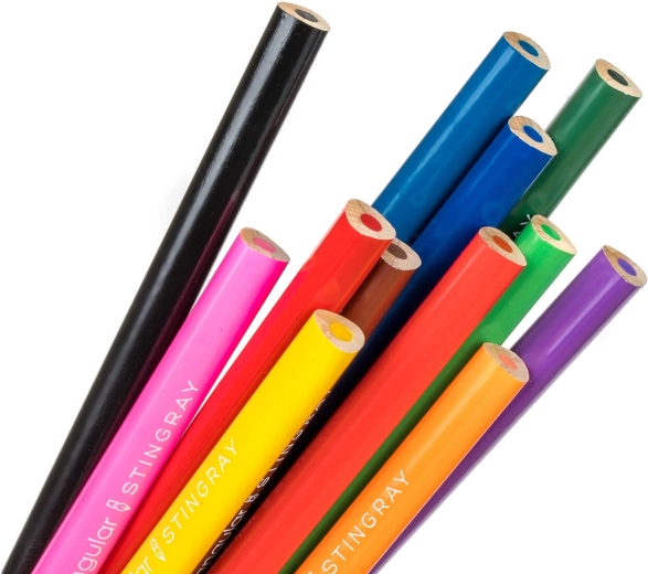 12 colori intensi in un pratico set