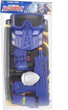 Set da polizia per bambini con maschera tattica
