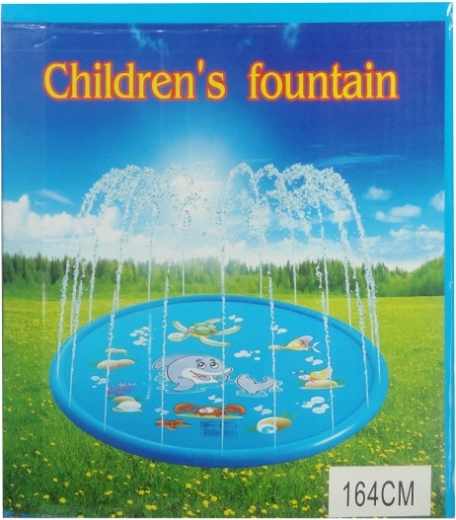 Fontana da giardino a spruzzo per bambini e animali domestici, diametro 164 cm