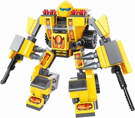 Mecha snodabile per scenari d'azione