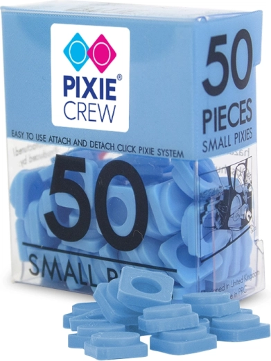 Pixie Crew piccoli pixel in silicone azzurro chiaro (circa 50 pz)