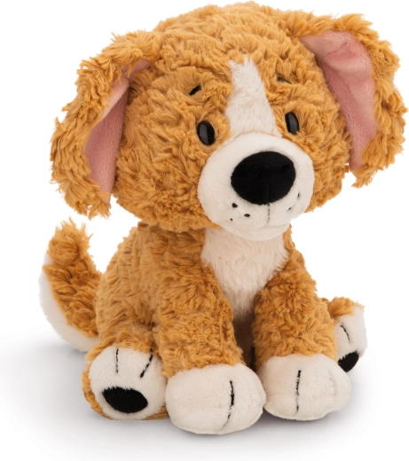 Cane marrone di peluche NICI seduto Green 20 cm