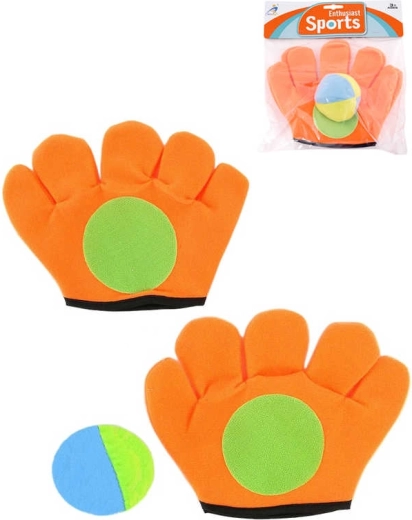 Catch ball guanto acchiappapalla con pallina arancione