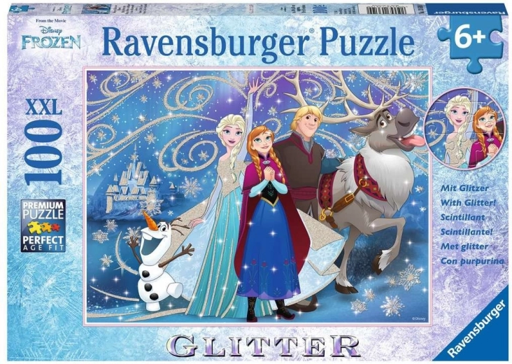 Puzzle XXL 100 pezzi Frozen Neve Scintillante
