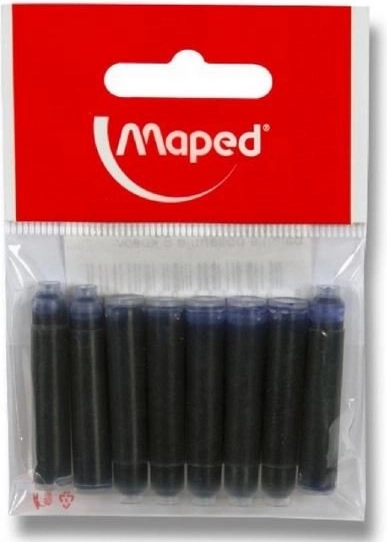 Cartucce d’inchiostro Maped blu, 8 pz