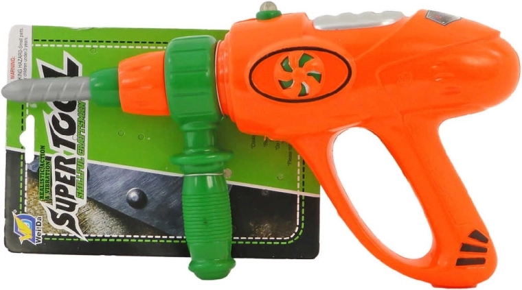 Adar Super Tool trapano giocattolo per bambini con luce, suono e vibrazioni - 1 pezzo