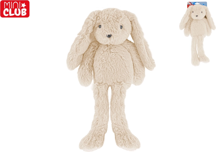 Mini Club coniglietto di peluche beige con gambe lunghe 30 cm