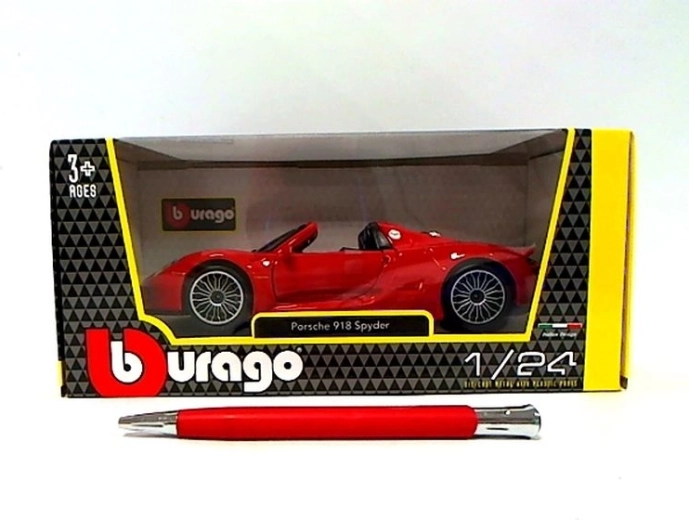 Bburago Porsche 918 Spyder rosso 1:24 - 1 pezzo