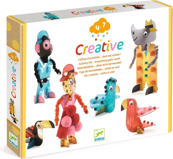 Set creativo Djeco Animaletti della savana