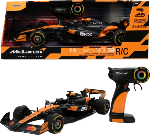 Auto da corsa McLaren MCL39 Formula 1 radiocomandata in scala 1:16