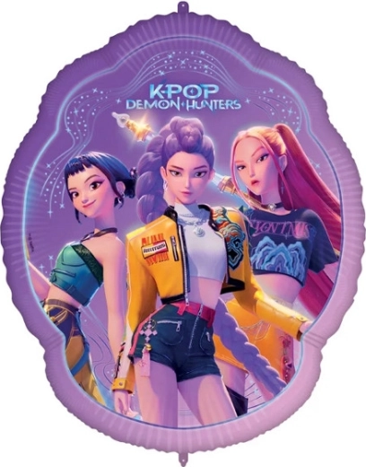 Palloncino in foil K‑POP Demon Hunters