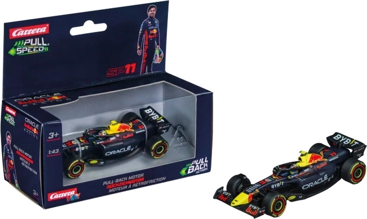 Carrera Red Bull Sergio Pérez modello auto 1:43 con trazione a retrocarica