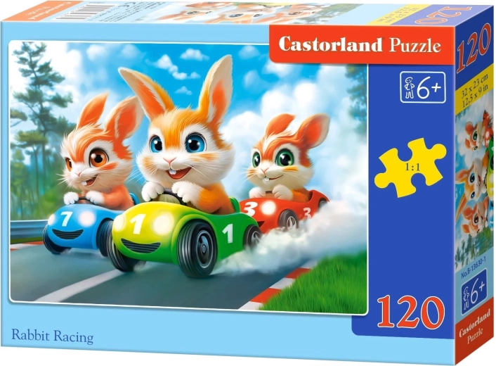 Puzzle Castorland Gare dei conigli 120 pezzi