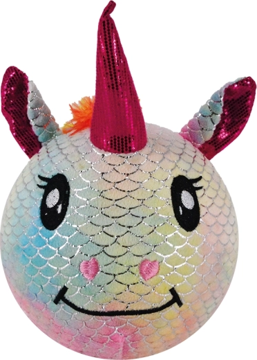 Unicorno arcobaleno gonfiabile in peluche 23 cm