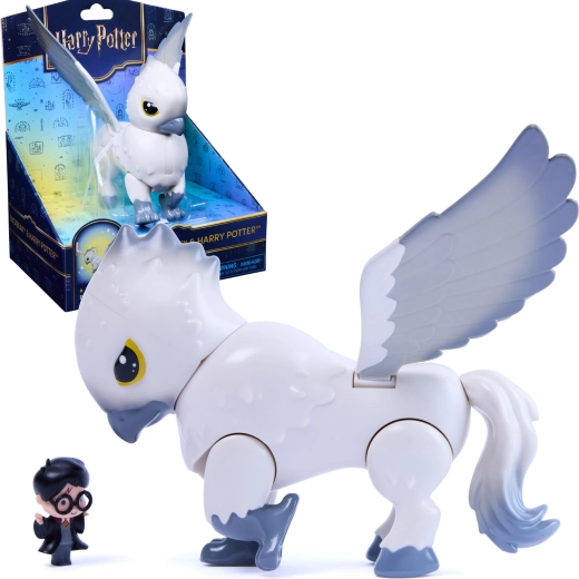 Spin Master Harry Potter: statuetta dell'ippogrifo Fierobecco (Buckbeak) e mini statuetta di Harry Potter - 1 pezzo