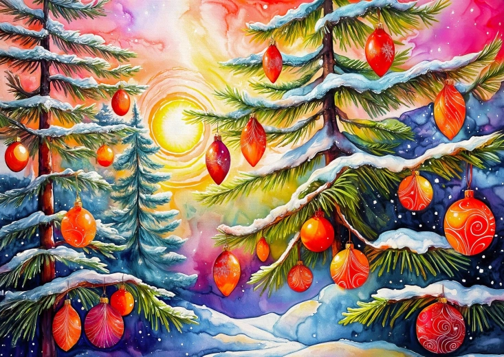 Enjoy puzzle Alba di Natale 1000 pezzi