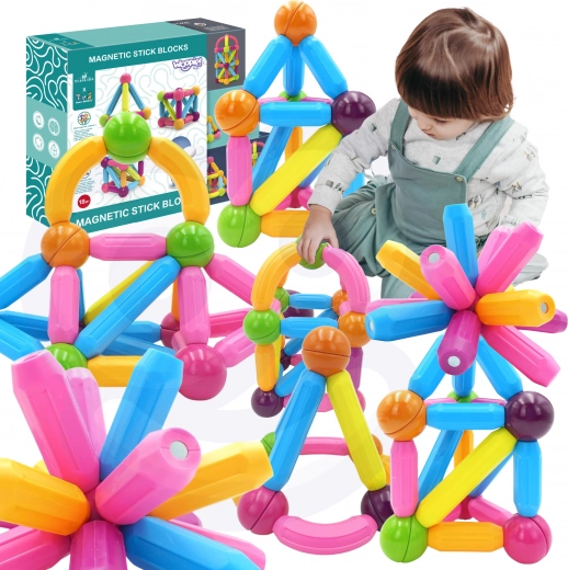 Woopie set di costruzioni magnetiche educative grandi 28 pezzi