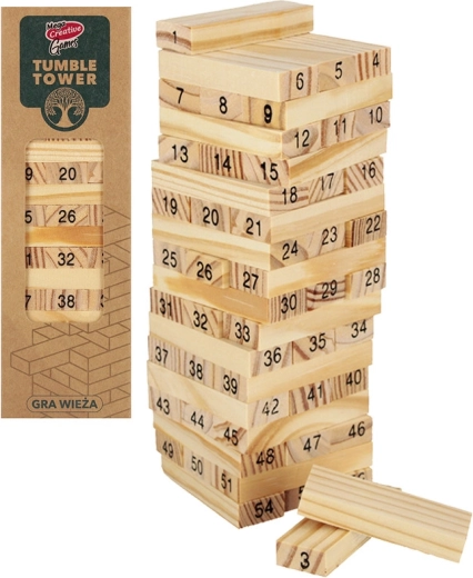 Torre in legno – gioco da tavolo per bambini e adulti