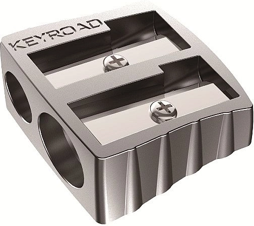 Temperamatite doppio in metallo Keyroad argento