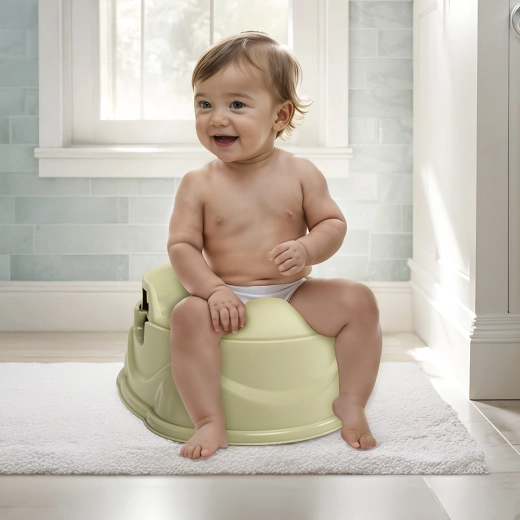 3 in 1: vasino, riduttore per WC e sgabello