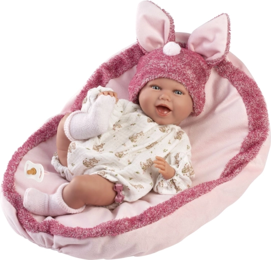 Llorens New Born bambola realistica neonata con suoni 42 cm