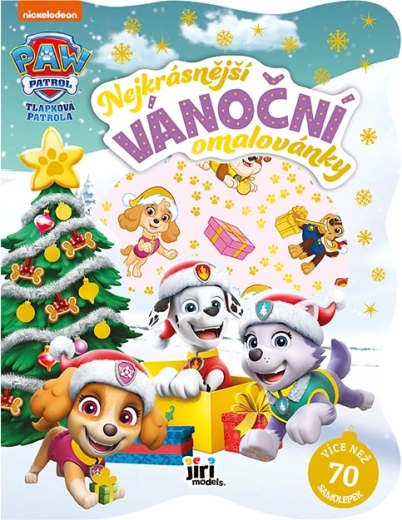 Paw Patrol Girls: libro da colorare natalizio con adesivi
