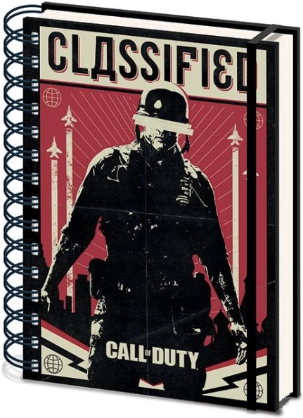 Blocco note a spirale A5 Call of Duty, a righe