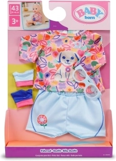 Completo da ciclista BABY born per bambole da 43 cm